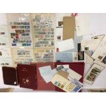 COLLECTION OF STAMP ALBUMS AND FOLDERS AND LOOSE S