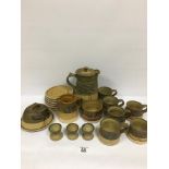 COLLECTION OF STONEWARE BREAKFAST/COFFEE SET