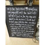 THREE BLACKBOARDS