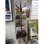 WOODEN BENTWOOD COAT STAND