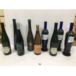 NINE BOTTLES OF GERMAN WINE INCLUDING MUNSTERER RO