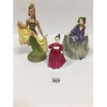 THREE ROYAL DOULTON FIGURES 'SWEET ANNE', 'VANITY' AND LIMITED EDITION 'BALINESE DANCER' HN1318,