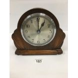 OAK SMITHS ART DECO MANTLE CLOCK