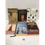 SIX BOOKS BY PETER ACKROYD ALL FIRST EDITIONS, ALL SIGNED, INCLUDING THE CANTERBURY TALES,