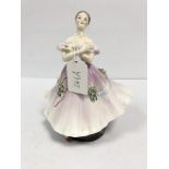TWO ROYAL DOULTON FIGURES "THE BALLERINA" AND "ANNETTE" HN 2216 AND HN 1472, 18CM HIGH