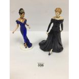 TWO ROYAL DOULTON FIGURES 'NAOMI' AND 'DIANA PRINCESS OF WALES' REFS HN 4995 AND HN 5066