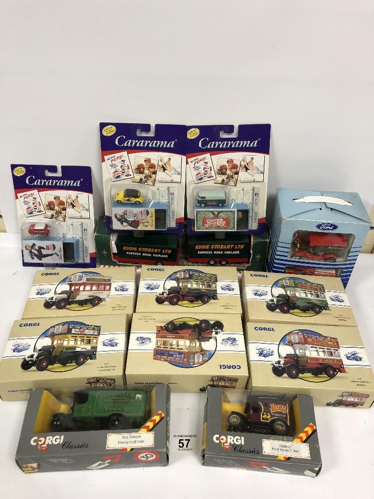 COLLECTION OF CORGI LIMITED EDITION CLASSICS INCLU