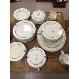 FORTY SIX PIECE ART DECO DINNER SERVICE BY NELSON