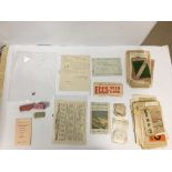A LARGE ASSORTMENT OF VINTAGE BUS AND RAILWAY PAPER EPHEMERA, INCLUDING TICKETS AND OTHER DOCUMENTS