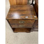 A LAURA ASHLEY 2 DRAWER BEDSIDE CHEST