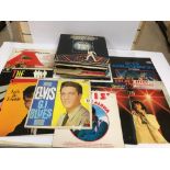 A QUANTITY OF LP 33RPM VINYL ALBUM RECORDS MAINLY 1960S