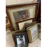 A COLLECTION OF MAINLY FRAMED AND GLAZED PRINTS