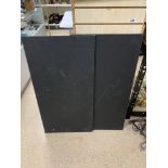 TWO VINTAGE BLACKBOARDS OF RECTANGULAR FORM, 105CM WIDE