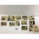 A PART SET OF A&B C CHEWING GUM CARDS RELATING TO THE BEATLES