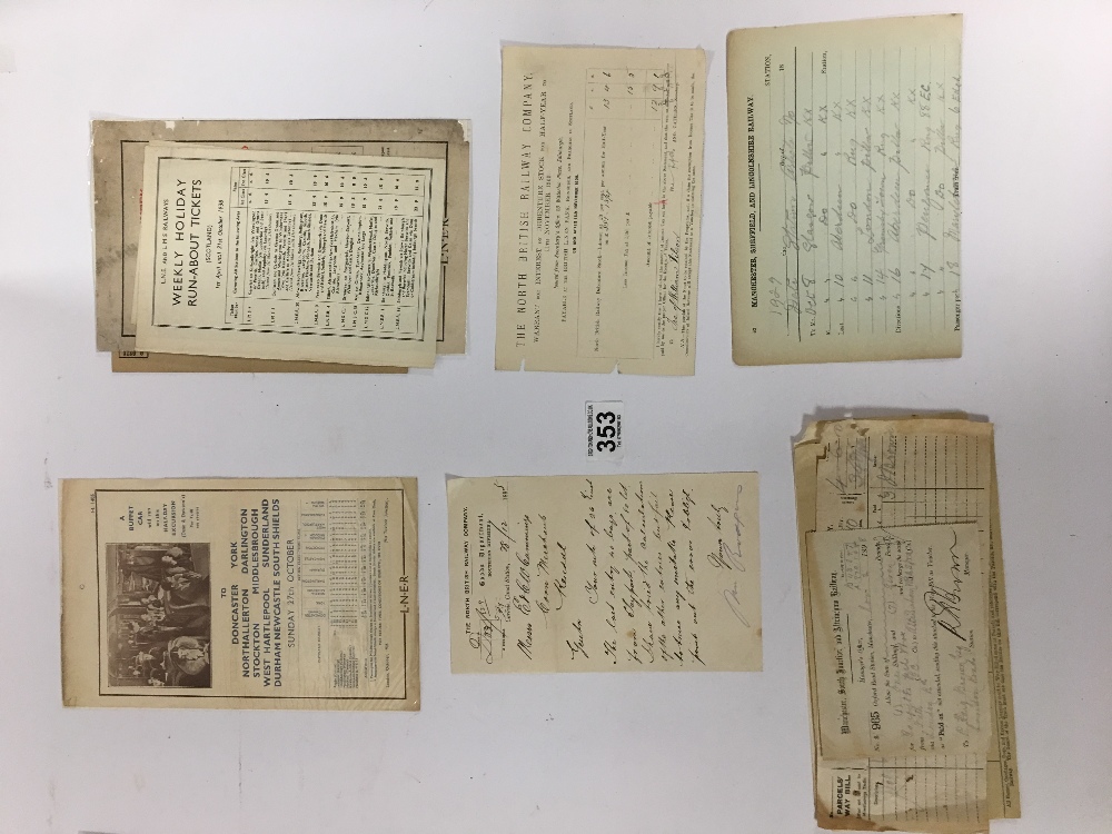 A LARGE ASSORTMENT OF VINTAGE BUS AND RAILWAY PAPER EPHEMERA, INCLUDING TICKETS AND OTHER DOCUMENTS - Image 6 of 6