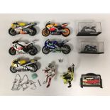 A QUANTITY OF TOY MODEL MOTORBIKES