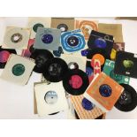 A COLLECTION OF 7 INCH SINGLES VINYL INCLUDING BOBBY DARIN GENESIS AND CRAIG DOUGLAS