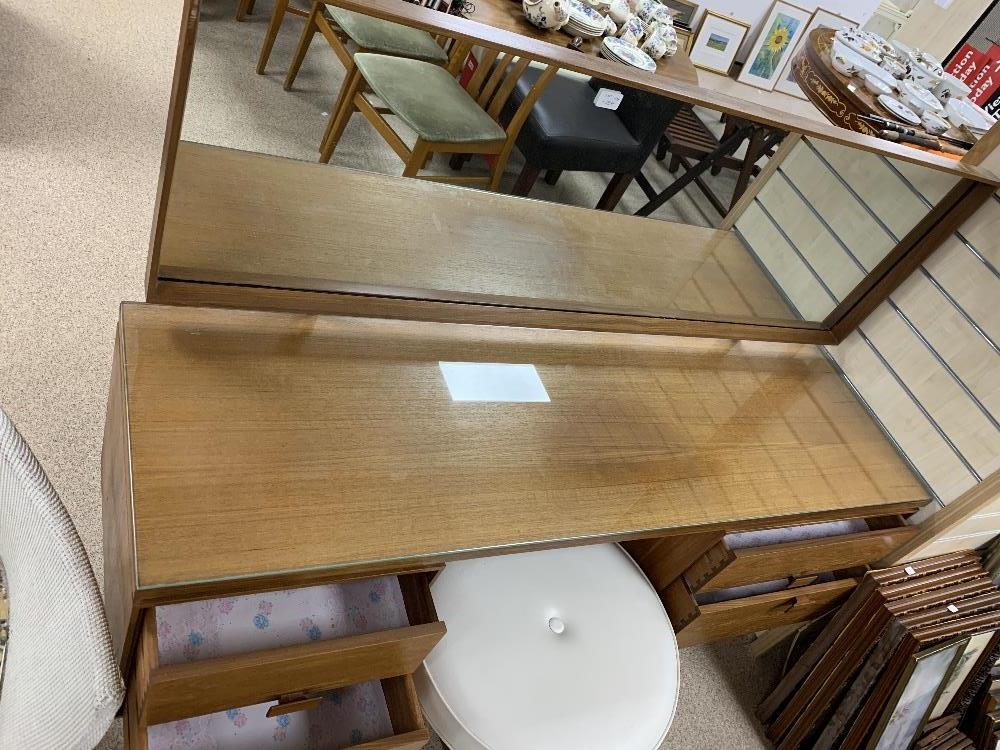 A GOLD LABEL G.PLAN BEDROOM FURNITURE MIDCENTURY DRESSING TABLE WITH