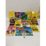 A COLLECTION OF VINTAGE DIE CAST VEHICLES, INCLUDING MATCHBOX ORIGINALS 'AUTHENTIC RECREATIONS'