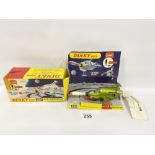 A DINKY TOYS 351 U.F.O INTERCEPTOR, IN THE ORIGINAL BOX WITH INSTRUCTIONS