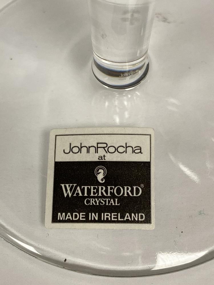 A PAIR OF JOHN ROCHA AT WATERFORD CRYSTAL "IMPRINT" WHITE WINE GLASSES, 114681, IN ORIGINAL BOX, - Image 2 of 4