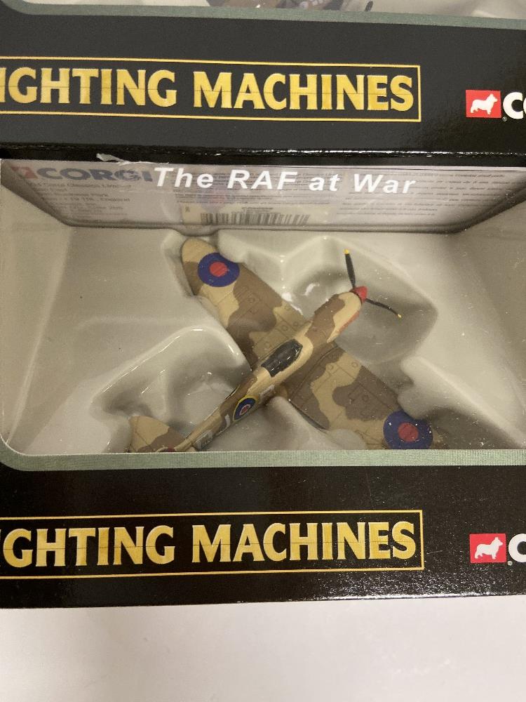 SIX CORGI SHOWCASE COLLECTION "FIGHTING MACHINES" DIE CAST MODELS OF MILITARY AIRCRAFT, INCLUDING; - Image 7 of 7