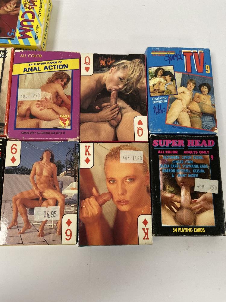 SEVENTEEN SETS OF VINTAGE PORNOGRAPHIC PLAYING CARDS - Image 2 of 4