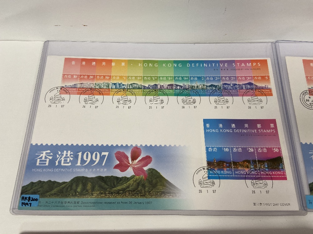 A FIRST DAY COVER ALBUM CONTAINING COVERS FROM HONG KONG, INCLUDING NUMEROUS RELATING TO HANDOVER OF - Image 4 of 8