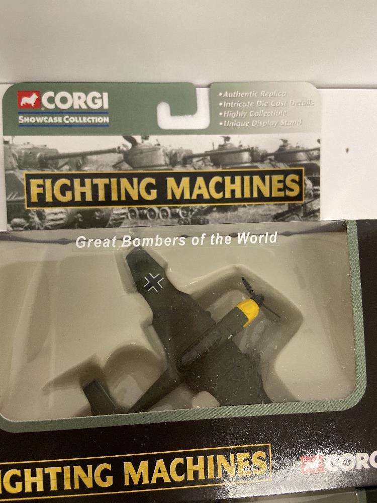 SIX CORGI SHOWCASE COLLECTION "FIGHTING MACHINES" DIE CAST MODELS OF MILITARY AIRCRAFT, INCLUDING; - Image 5 of 7