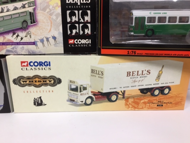 A MIXED LOT OF DIE CAST VEHICLES, INCLUDING CORGI CLASSICS WHISKY COLLECTION BELL'S AEC ERGOMATIC - Image 8 of 9