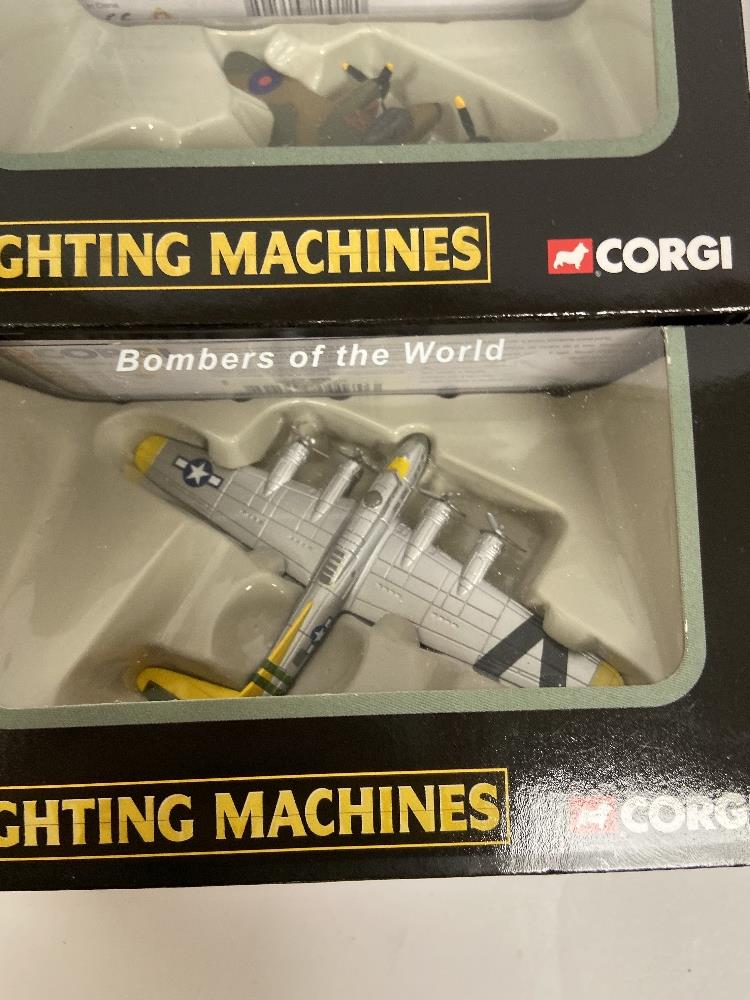 SIX CORGI SHOWCASE COLLECTION "FIGHTING MACHINES" DIE CAST MODELS OF MILITARY AIRCRAFT, INCLUDING; - Image 2 of 7