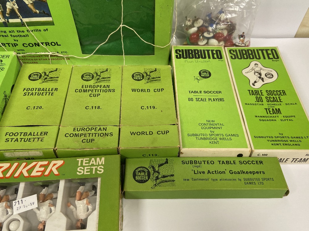 A COLLECTION OF SUBBUTEO TABLE SOCCER TOYS, INCLUDING; CONTINENTAL DISPLAY EDITION, A MATCH SCORE - Image 3 of 21