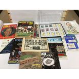 A COLLECTION OF VINTAGE FOOTBALL EPHEMERA, INCLUDING PROGRAMMES FROM THE 1960'S THROUGH TO CURRENT