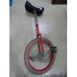 A VINTAGE UNICYCLE