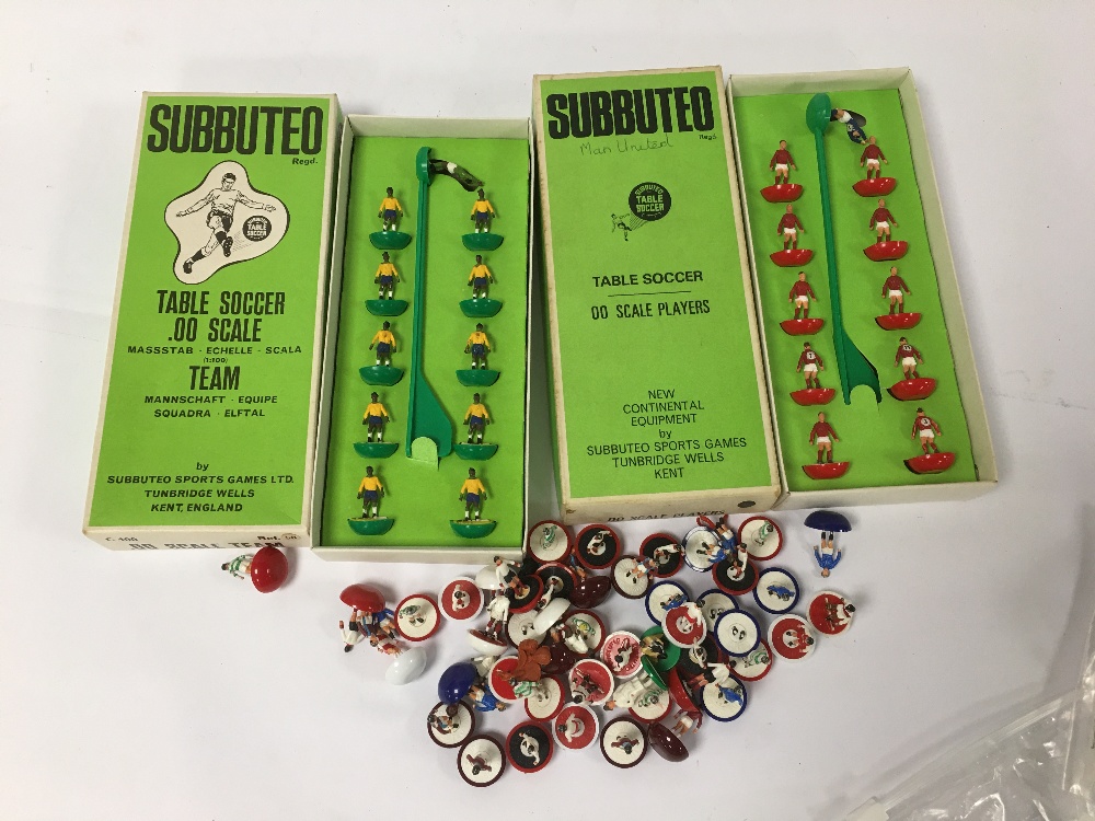 A COLLECTION OF SUBBUTEO TABLE SOCCER TOYS, INCLUDING; CONTINENTAL DISPLAY EDITION, A MATCH SCORE - Image 14 of 21