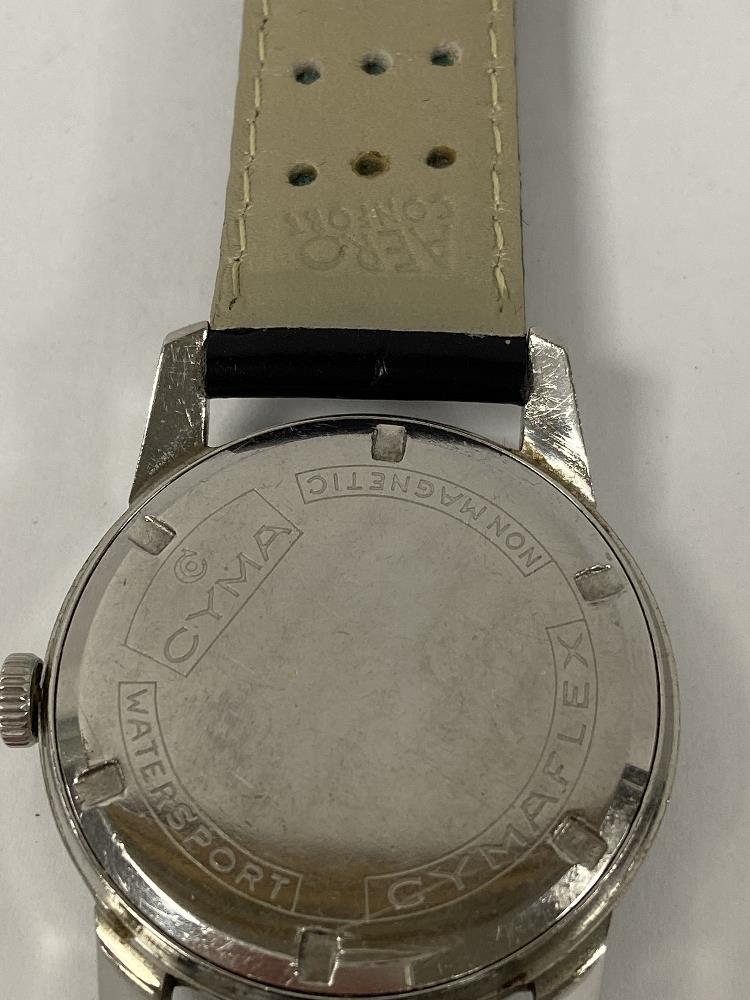 A GENTS 1970S CYMA CYMAFLEX WINDER WATCH - Image 3 of 3