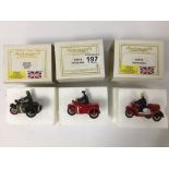 THREE AUTOCRAFT HAND MADE WHITE METAL MODELS, COMPRISING; C5417 POST OFFICE TELEPHONES GPO AND C5418