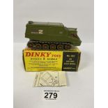 A VINTAGE DINKY TOYS 353 SHADO 2 MOBILE, FROM GERRY ANDERSONS UFO TV SHOW, IN ORIGINAL BOX WITH