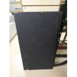 FOUR LARGE BLACKBOARDS, 105CM BY 60CM