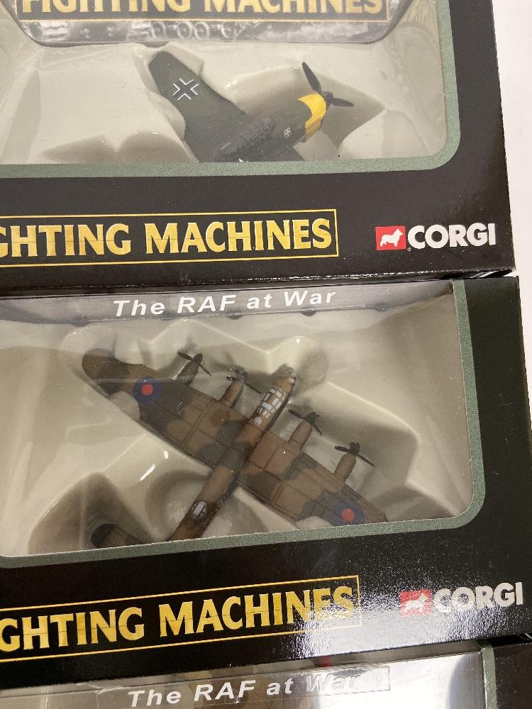 SIX CORGI SHOWCASE COLLECTION "FIGHTING MACHINES" DIE CAST MODELS OF MILITARY AIRCRAFT, INCLUDING; - Image 6 of 7