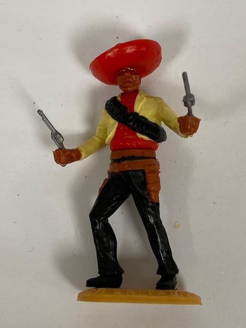 A VINTAGE TIMPO WILD WEST OUTPOST IN ORIGINAL BOX, TOGETHER WITH A COLLECTION OF TIMPO COWBOYS AND - Image 7 of 8