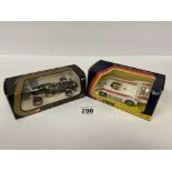 TWO VINTAGE CORGI DIE CAST RACE CARS, COMPRISING; JOHN PLAYER SPECIAL LOTUS 154 AND CAN-AM PORCHE