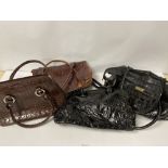 FOUR VINTAGE LADIES HANDBAGS, INCLUDING TWO MARKED BY OSPREY