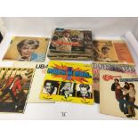 A COLLECTION OF VINTAGE VINYL ALBUMS, INCLUDING CLIFF RICHARD, THE SHADOWS AND MORE