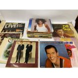 A COLLECTION OF VINTAGE VINYL RECORDS/ALBUMS, THE EVERLY BROTHERS, CARPENTERS AND MORE