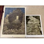 MARGARET (MO) IRWIN WEST, TWO ORIGINAL SCREEN PRINTS INCLUDING 'WORN BY SANCTITY' AND 'HOPE' THE