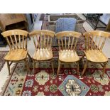 FOUR ELM KITCHEN CHAIRS