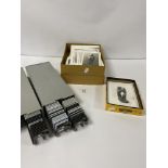 A MIXED LOT OF PHOTOGRAPHY RELATED ITEMS, INCLUDING BLACK AND WHITE PHOTOS, NEGATIVE SLIDES AND