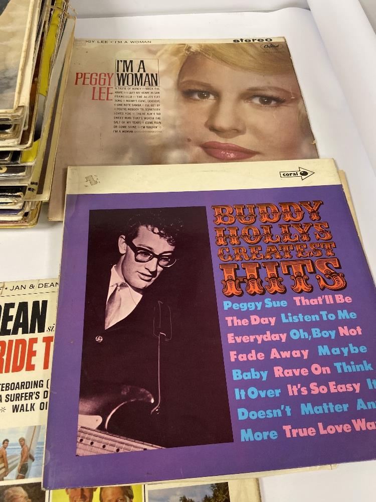 AN ASSORTMENT OF VINTAGE VINYL RECORDS ALBUMS, INCLUDING ELVIS, DIANA ROSS AND MORE - Image 2 of 4