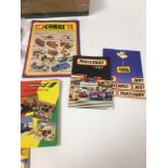 A COLLECTION OF VINTAGE MATCHBOX COLLECTORS CATALOGUES, MOST 1982/83, TOGETHER WITH FOUR MATCHBOX